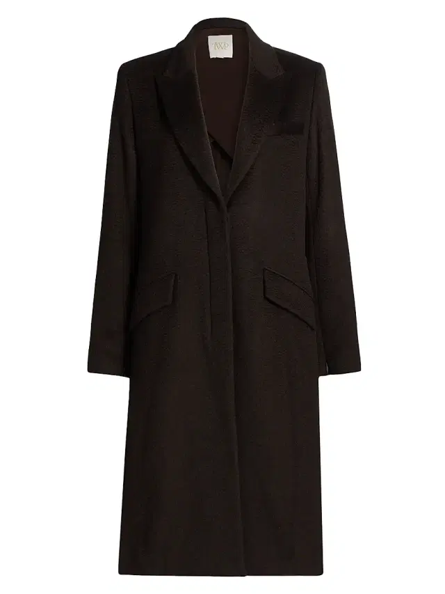 TWP Women's New Cash Camel Coat - Chocolate
