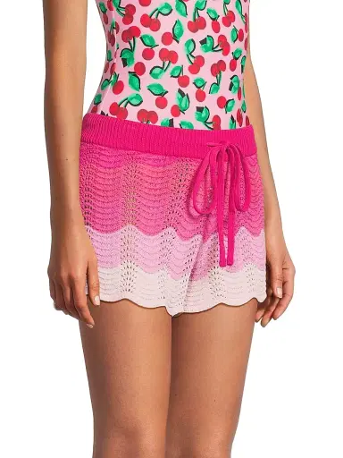 BEACH RIOT Women's Balboa Ombré Shorts - Electric Pink - Size XS | Thumbnail 4 BEACH RIOT Women's Balboa Ombré Shorts - Electric Pink - Size XS | Thumbnail 4
