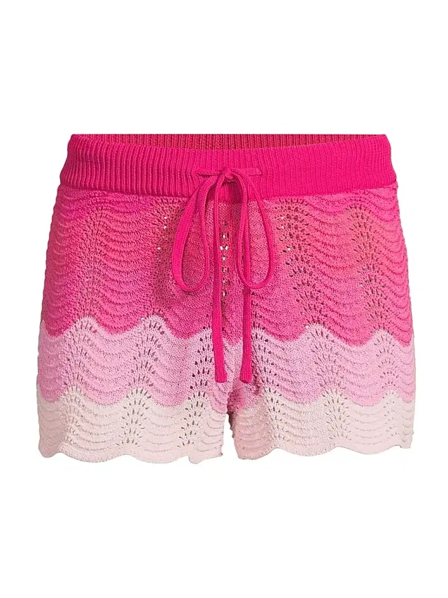 Beach Riot Women's Balboa Ombré Shorts - Electric Pink