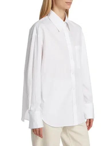 TWP Women's Big Joe Cotton Shirt - White | Thumbnail 4 TWP Women's Big Joe Cotton Shirt - White | Thumbnail 4