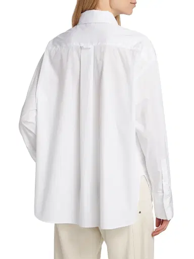 TWP Women's Big Joe Cotton Shirt - White | Thumbnail 5 TWP Women's Big Joe Cotton Shirt - White | Thumbnail 5