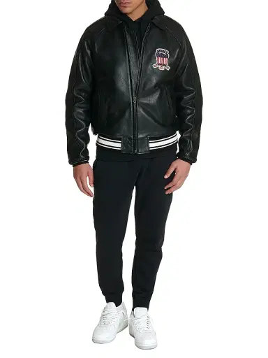 Avirex Men's Icon Leather Jacket | Thumbnail 2