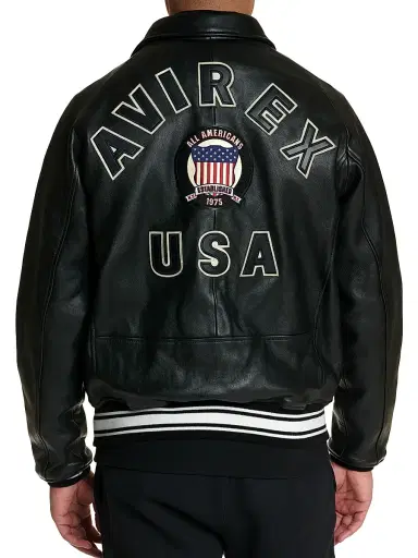 Avirex Men's Icon Leather Jacket | Thumbnail 5