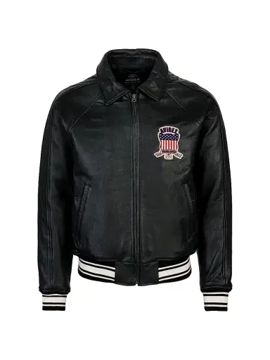 Avirex Men's Icon Leather Jacket | Thumbnail 1