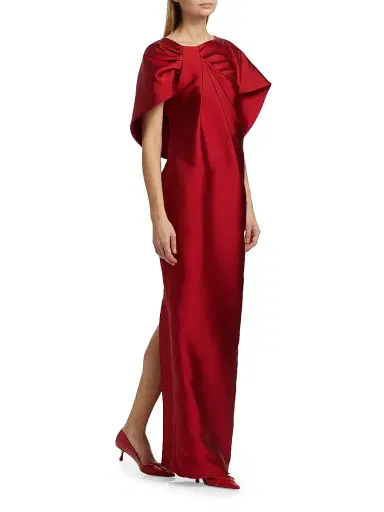 Atelier Prabal Gurung Women's Meryl Draped Satin Gown | Thumbnail 2 Atelier Prabal Gurung Women's Meryl Draped Satin Gown | Thumbnail 2