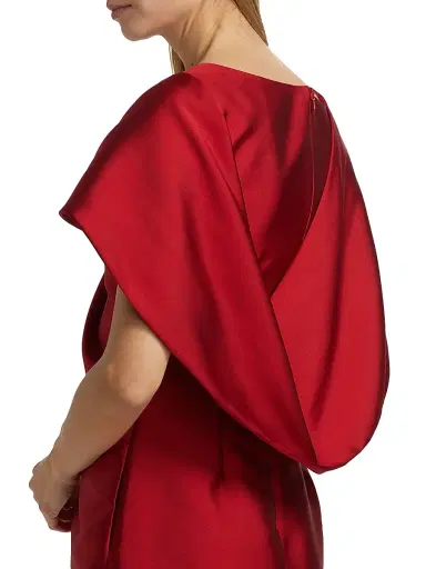 Atelier Prabal Gurung Women's Meryl Draped Satin Gown | Thumbnail 6 Atelier Prabal Gurung Women's Meryl Draped Satin Gown | Thumbnail 6