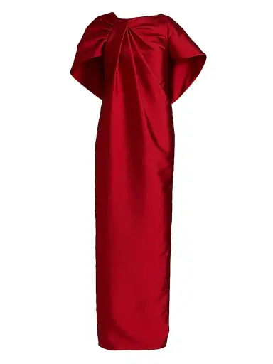Atelier Prabal Gurung Women's Meryl Draped Satin Gown | Thumbnail 1 Atelier Prabal Gurung Women's Meryl Draped Satin Gown | Thumbnail 1