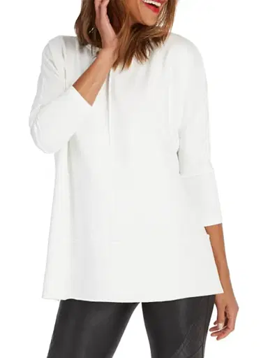 Spanx Women's Perfect Length Three-Quarter Dolman-Sleeve Top - Powder - Size 22 | Thumbnail 2
