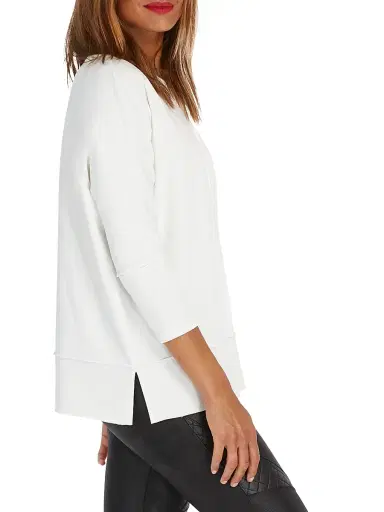 Spanx Women's Perfect Length Three-Quarter Dolman-Sleeve Top - Powder - Size 22 | Thumbnail 3