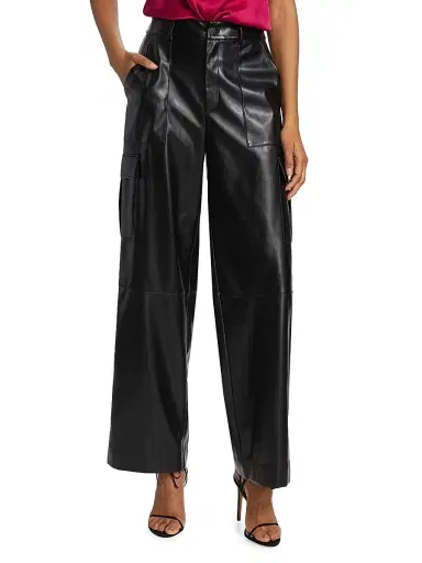 Cami NYC Women's Shelly Faux Leather Pants - Black | Thumbnail 3