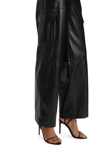 Cami NYC Women's Shelly Faux Leather Pants - Black | Thumbnail 6