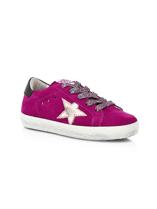 Golden Goose Baby's & Little Kid's Superstar Suede Sneakers - Cyclamine 5 (Baby)