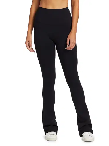 Splits59 Women's Raquel High-Waist Flared Leggings - Black - Size Large | Thumbnail 3