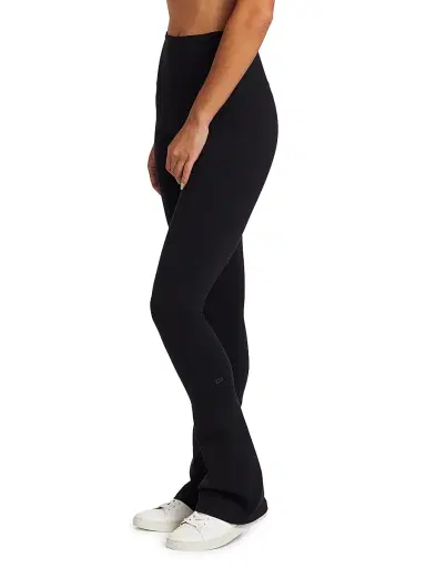 Splits59 Women's Raquel High-Waist Flared Leggings - Black - Size Large | Thumbnail 4