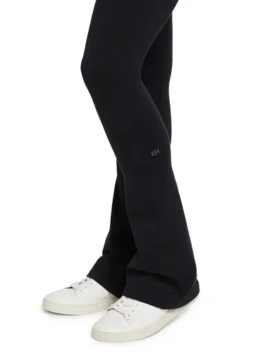 Splits59 Women's Raquel High-Waist Flared Leggings - Black - Size Large | Thumbnail 6