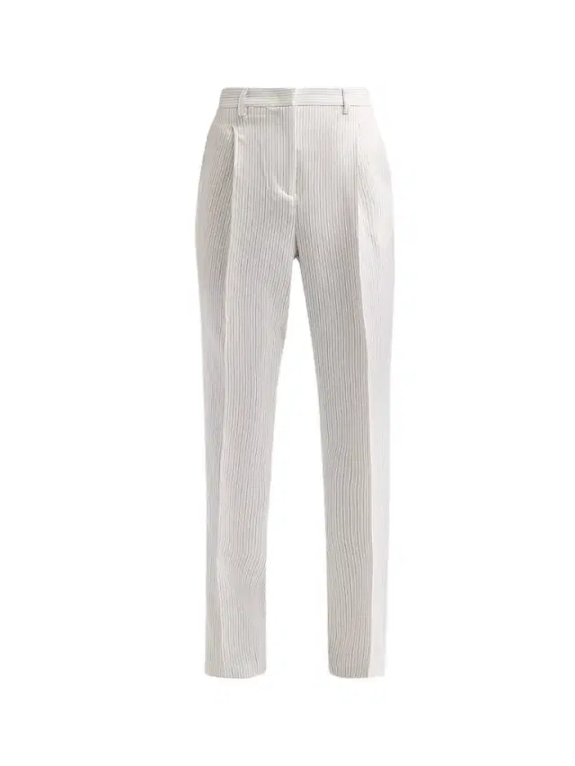 Brandon Maxwell Women's The Anja Wool-Silk Trousers -  Navy