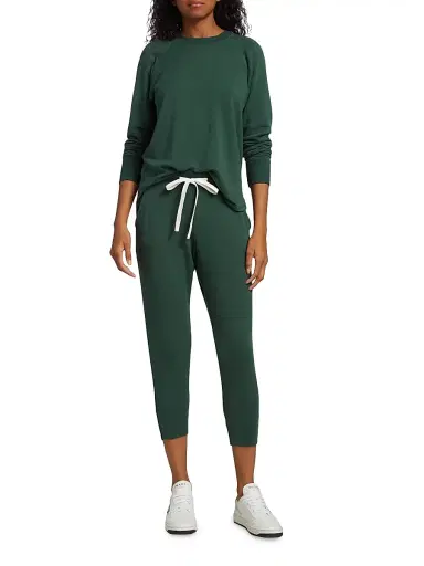 Splits59 Women's Warm Up Fleece Sweatshirt - Black - Size XS | Thumbnail 2
