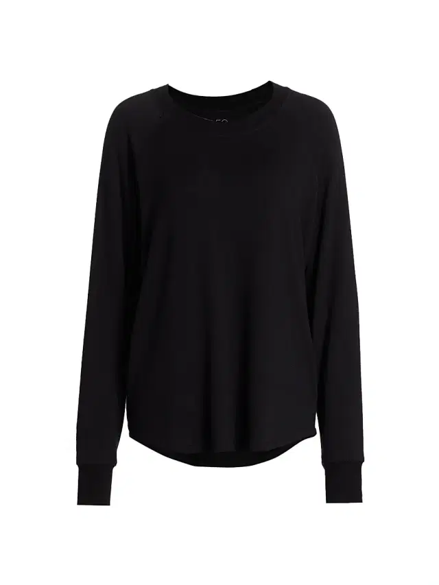 Splits59 Women's Warm Up Fleece Sweatshirt - Black