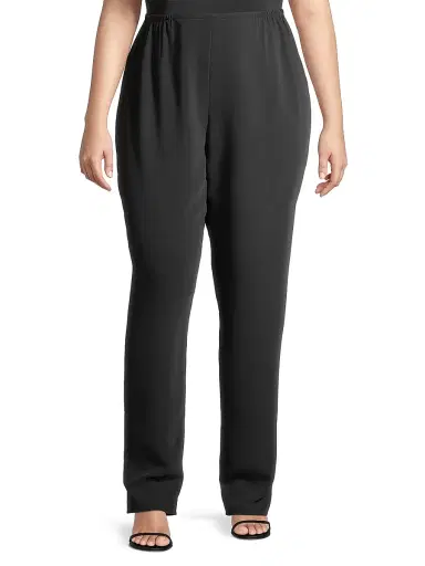 Caroline Rose Women's Suzette Crepe Straight Pants | Thumbnail 3 Caroline Rose Women's Suzette Crepe Straight Pants | Thumbnail 3