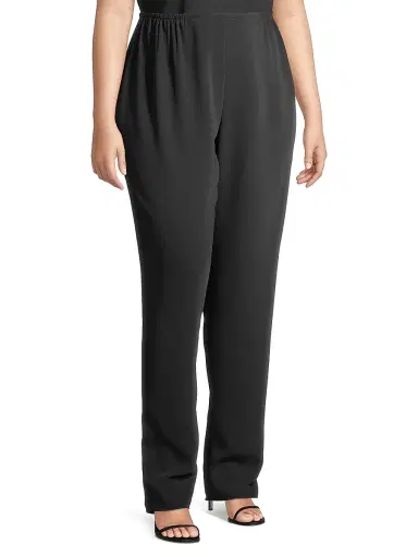 Caroline Rose Women's Suzette Crepe Straight Pants | Thumbnail 4 Caroline Rose Women's Suzette Crepe Straight Pants | Thumbnail 4