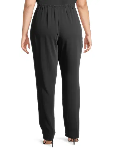 Caroline Rose Women's Suzette Crepe Straight Pants | Thumbnail 5 Caroline Rose Women's Suzette Crepe Straight Pants | Thumbnail 5