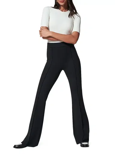 Spanx Women's The Perfect High-Rise Flare Pants - Black - Size XS | Thumbnail 2