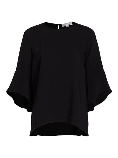 Caroline Rose Women's Julia Crepe Bell-Sleeve Tunic | Thumbnail 1 Caroline Rose Women's Julia Crepe Bell-Sleeve Tunic | Thumbnail 1