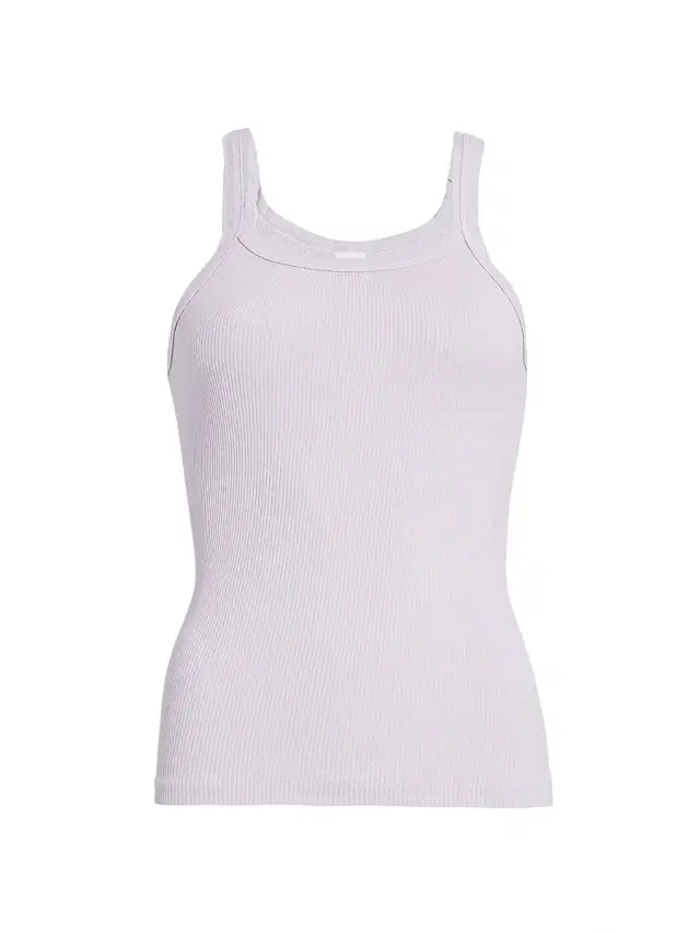 Re/done Women's Ribbed Racerback Tank - Lilac