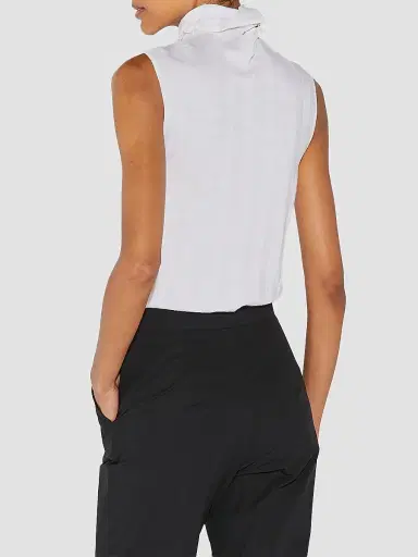 Callas Milano Women's Romy Sleeveless Turtleneck Sweater in Merino Wool Rib - | Thumbnail 3 Callas Milano Women's Romy Sleeveless Turtleneck Sweater in Merino Wool Rib - | Thumbnail 3