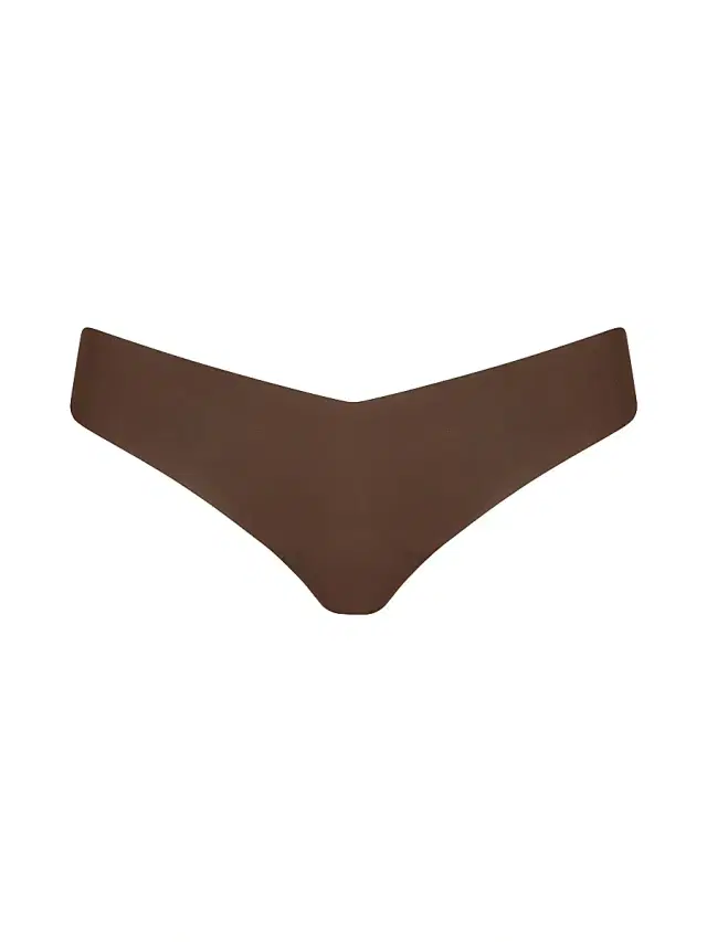 Commando Women's Stretch Microfiber Thong - Mocha