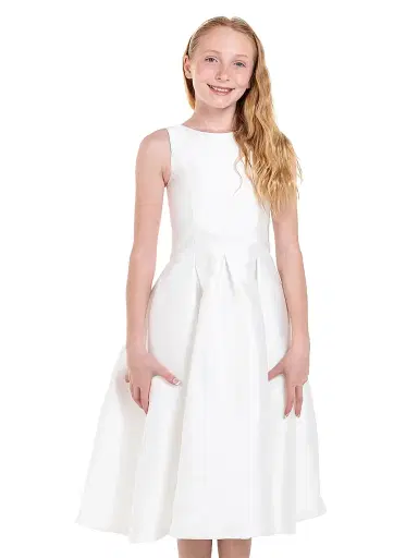 Zoe Little Girl's & Girl's Jackie Bow Dress - White - Size 4 | Thumbnail 4 Zoe Little Girl's & Girl's Jackie Bow Dress - White - Size 4 | Thumbnail 4