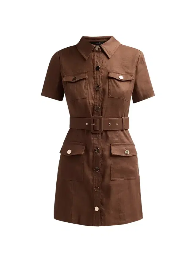 Toccin Women's Lydia Snap-Front Dress - Cocoa
