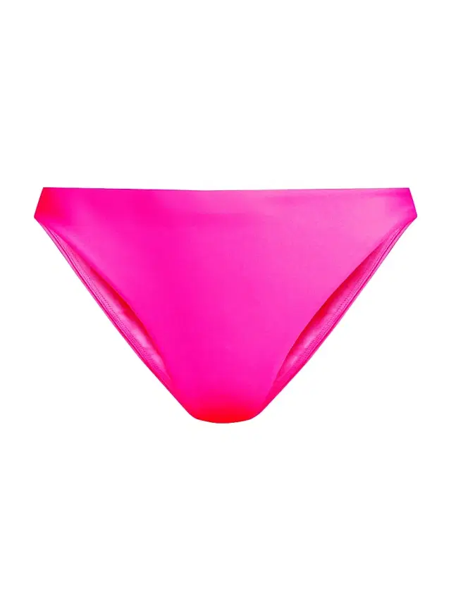 Milly Women's Margot Stretch Bikini Bottom - Pink