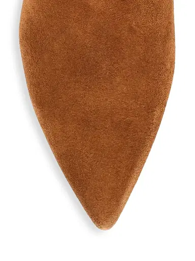 L'AGENCE Women's Jeanne 85MM Suede Ankle Boots - Brown | Thumbnail 4 L'AGENCE Women's Jeanne 85MM Suede Ankle Boots - Brown | Thumbnail 4