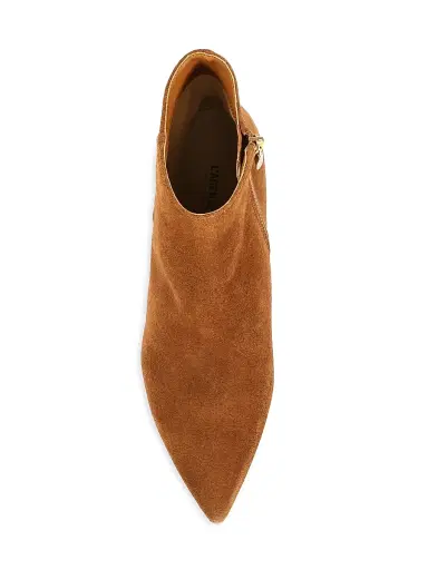 L'AGENCE Women's Jeanne 85MM Suede Ankle Boots - Brown | Thumbnail 5 L'AGENCE Women's Jeanne 85MM Suede Ankle Boots - Brown | Thumbnail 5