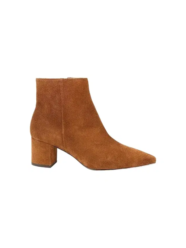 L'AGENCE Women's Jeanne 85MM Suede Ankle Boots - Brown