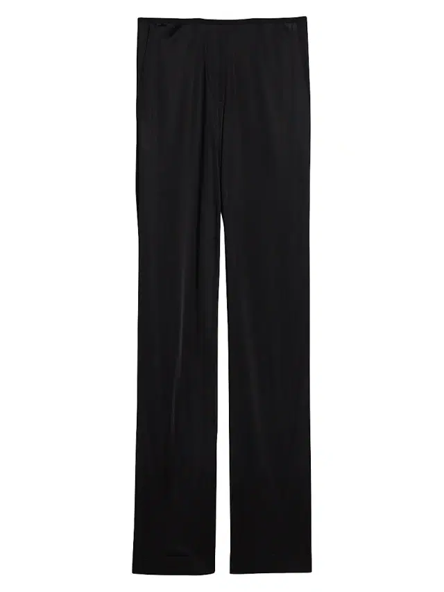 Helmut Lang Women's Mid-Rise Straight-Leg Pants - Black
