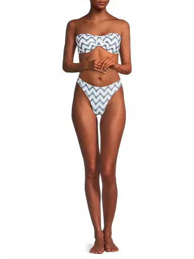 Milly Women's Margot Barcelona Chevron Bikini Bottom | Thumbnail 2 Milly Women's Margot Barcelona Chevron Bikini Bottom | Thumbnail 2