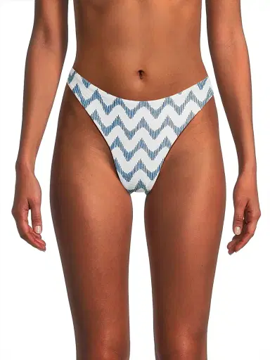 Milly Women's Margot Barcelona Chevron Bikini Bottom | Thumbnail 3 Milly Women's Margot Barcelona Chevron Bikini Bottom | Thumbnail 3