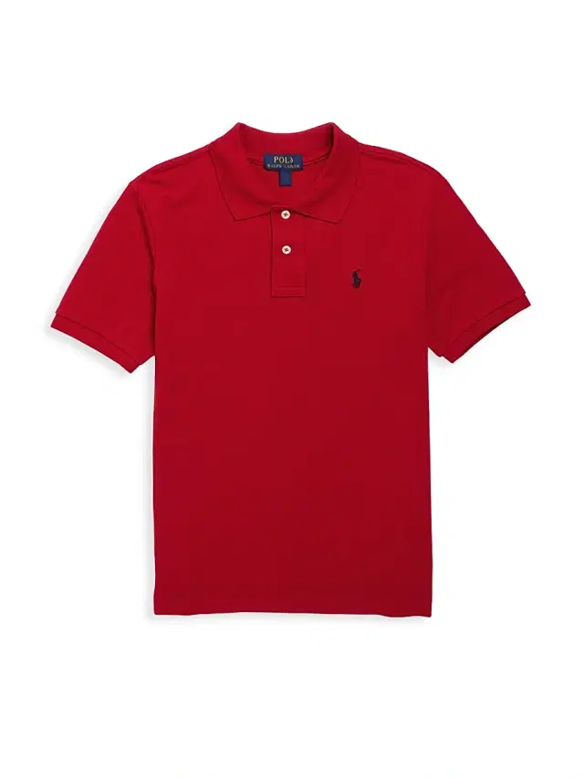 Polo Ralph Lauren Little Boy's & Boy's Classic Mesh Knit Polo - Red