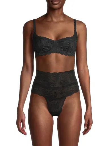Cosabella Women's Never Say Never Lace Balconette Bra - Black | Thumbnail 3 Cosabella Women's Never Say Never Lace Balconette Bra - Black | Thumbnail 3