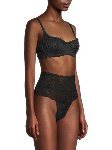 Cosabella Women's Never Say Never Lace Balconette Bra - Black | Thumbnail 4 Cosabella Women's Never Say Never Lace Balconette Bra - Black | Thumbnail 4