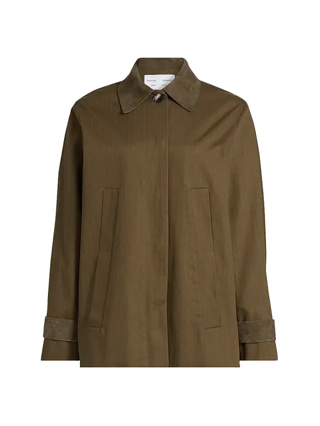 Proenza Schouler White Label Women's Angela Oversized Jacket - Wood