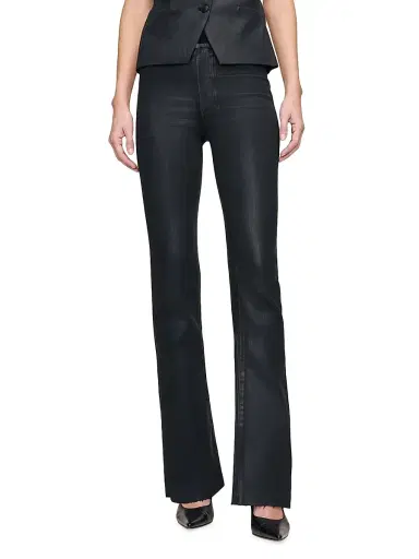 DL1961 Women's Bridget Bootcut High Rise Instasculpt Coated Jeans | Thumbnail 3