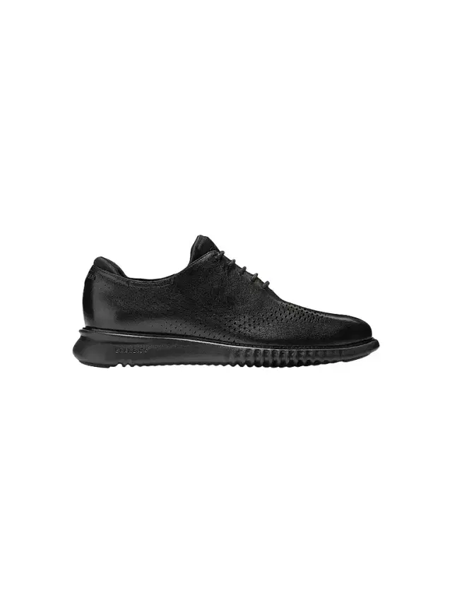 Men's 2.ZEROGRAND Laser Wingtip Oxfords - Black
