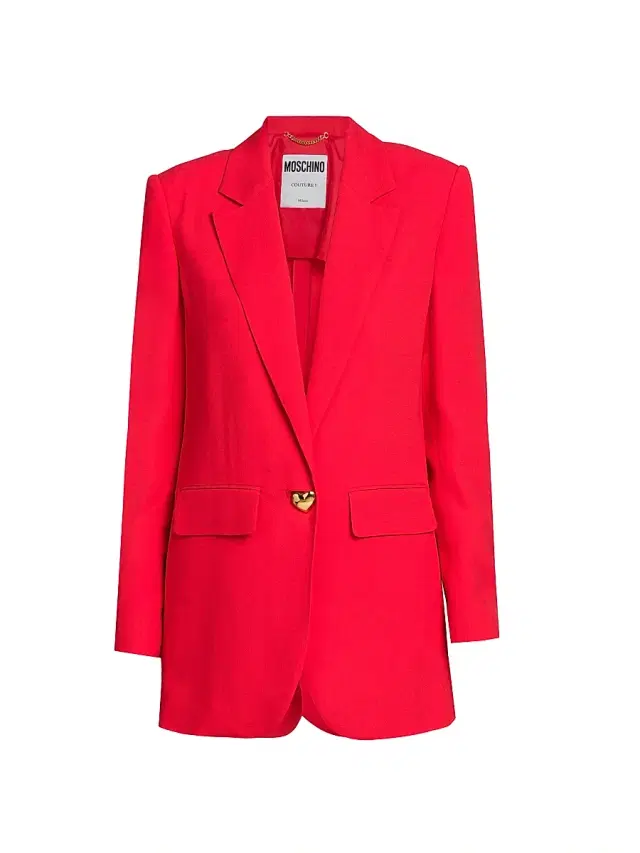 MOSCHINO Women's Enverse Satin Jacket - Fantasy Print Red