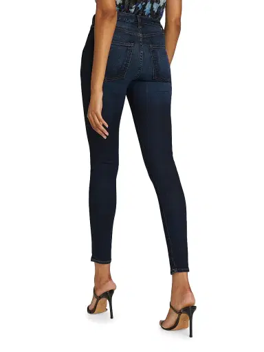 Ramy Brook Women's Helena High-Rise Skinny Jeans - Dark Rinse - Size 24 | Thumbnail 5