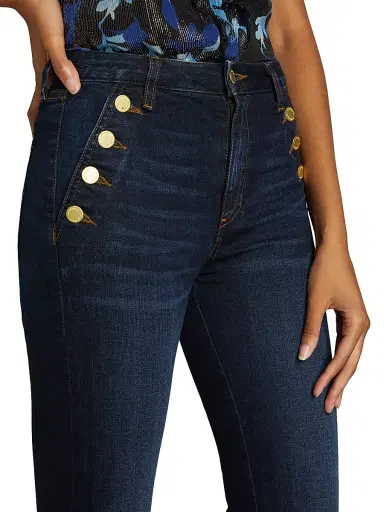 Ramy Brook Women's Helena High-Rise Skinny Jeans - Dark Rinse - Size 24 | Thumbnail 6