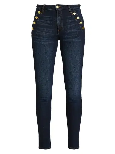 Ramy Brook Women's Helena High-Rise Skinny Jeans - Dark Rinse - Size 24 | Thumbnail 1