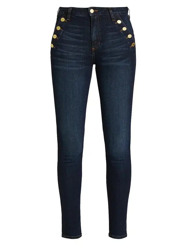 Ramy Brook Women's Helena High-Rise Skinny Jeans - Dark Rinse